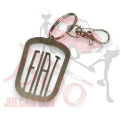Portachiavi in acciaio inox logo Fiat 500 L