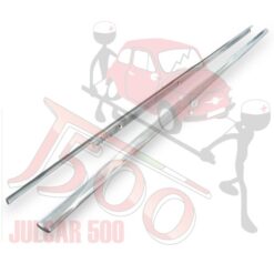 Coppia modanature sottoporta in alluminio Bianchina Trasformabile-Berlina-Cabrio Eden Roc