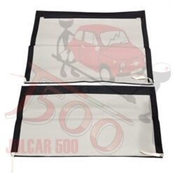 Coppia teli capote neri Fiat Panda '86-2003
