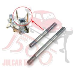 Coppia prigionieri collettore carburatore Weber 26 IMB