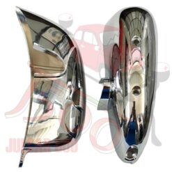 Coppia rostri cromati paraurti posteriori Bianchina Cabrio