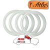 Kit fasce bianche ATLAS per pneumatici da 12" Fiat 500-126-600