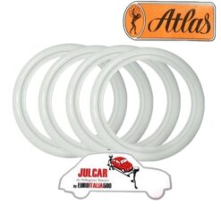 Kit fasce bianche ATLAS per pneumatici da 12" Fiat 500-126-600