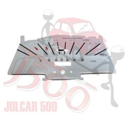 Sfondo quadrante tachimetro scala in Mph Miglia Fiat 500 L