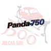 Scritta posteriore Fiat Panda 750