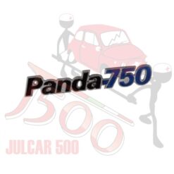 Scritta posteriore Fiat Panda 750