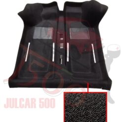 Moquette nera in Bouclè alta qualità Fiat 500