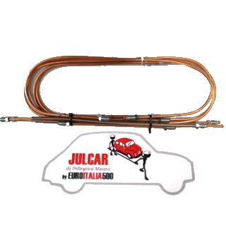 Kit tubi freno in rame Fiat 500 D