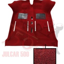 Moquette rossa in Bouclè alta qualità Fiat 500