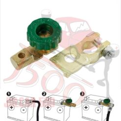 Morsetto staccabatteria universale, 12/24V