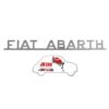 Scritta cromata Fiat Abarth 22,5 x 2,5 cm