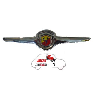 Fregio anteriore Abarth in metallo cromato Fiat 500 L/R