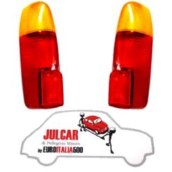 Coppia plastiche fanali posteriori Fiat 500 Giard