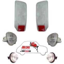 Kit fanaleria bianco Fiat 500