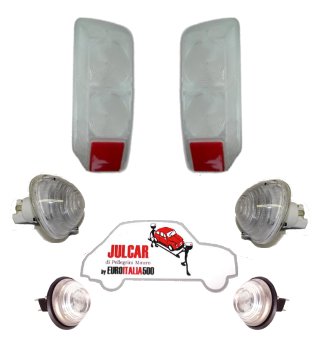 Kit fanaleria bianco Fiat 500