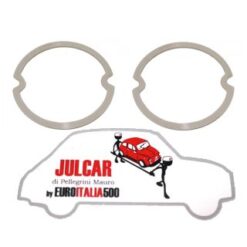 Coppia guarnizioni intermedie fanalino anteriore Fiat 500 F/L/R/Giard.