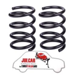Coppia molle sospensione posteriore nere altezza 19 cm Fiat 500