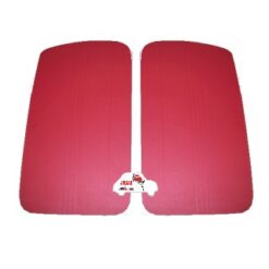 Coppia pannelli porta anteriori Fiat 500 D - Giardiniera rossi in Vipla