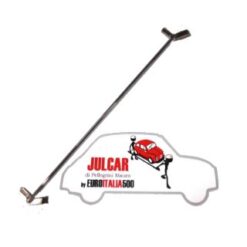 Pantografo cromato per tergi a un asta Fiat 500