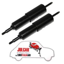 Coppia ammortizzatori anteriori con gommini Fiat 500/126