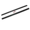 Coppia battitacco alluminio anodizzato nero Fiat 500 L