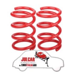 Coppia molle sospensione posteriore rosse altezza 19 cm Fiat 500