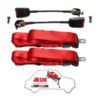 Cinture di sicurezza Omologate rosse statiche Fiat 500