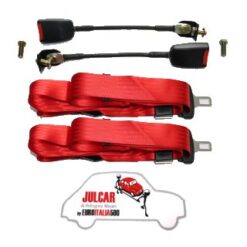 Cinture di sicurezza Omologate rosse statiche Fiat 500