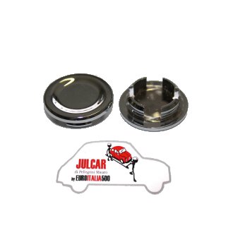 Tappo cromato copriforo cruscotto Fiat 500