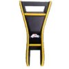 Portaradio in ecopelle nero con bordo giallo Fiat 500
