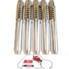 Kit 5 cannette punterie telescopiche in alluminio con molle Fiat 500/126