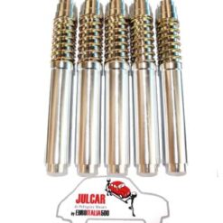 Kit 5 cannette punterie telescopiche in alluminio con molle Fiat 500/126