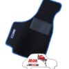 Kit sovratappeti bordo blu Fiat 500 ( 4 pezzi )