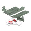 Kit completo tappeti in gomma 5 pezzi Fiat 500 D