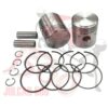Coppia pistoni 67,4 mm 499 cc completi di fasce Fiat 500 D/F/L
