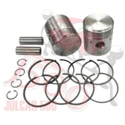 Coppia pistoni 67,4 mm 499 cc completi di fasce Fiat 500 D/F/L