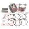 Coppia pistoni 73,5 mm 600 cc completi di fasce Fiat 500 R/126