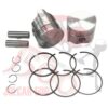 Coppia pistoni 77 mm 650 cc completi di fasce Fiat 500/126