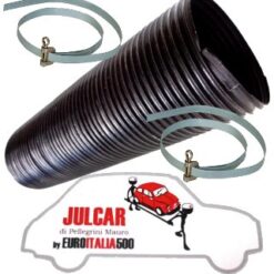Tubo aria flessibile come originale con fascette Fiat 500/126
