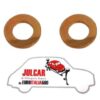 Coppia rondelle di rame coperchio punterie Fiat 500/126