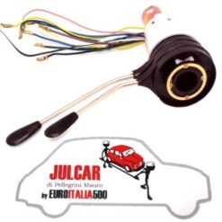 Devio luci grigio con leve in metallo cromato Fiat 600