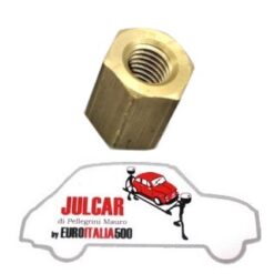 Dado in bronzo fissaggio prigionieri marmitta Fiat 500/126