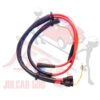 Cavi candela rossi bobina sinistra in silicone Fiat 500 N/D/F 1^