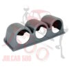 Portastrumenti a 3 fori diametro 52 mm Carbon Look Fiat 500-126-600