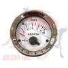 Strumento pressione olio Abarth bianco con taratura VDO 0-10 Bar Ø 52 mm Fiat 500-126