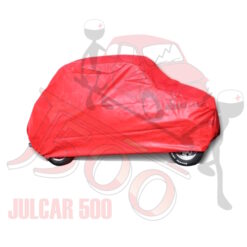 Telo copriauto da interno rosso Fiat 500