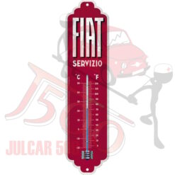 Termometro per ambienti rosso "FIAT - Servizio"