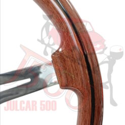 Alternative view of Volante in mogano con razze lucide mod. Prestige Ø 370 Fiat 500-126-600-Bianchina-Panda