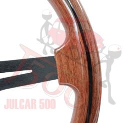 Alternative view of Volante in mogano con razze nere mod. Prestige Ø 370 Fiat 500-126-600-Bianchina-Panda
